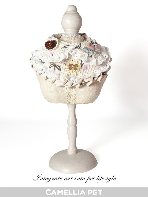 Camellia Pet Pet Apparel Pet Scarf Corduroy Series