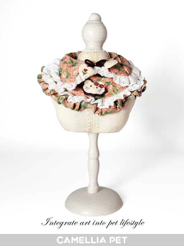 Camellia Pet Pet Apparel Pet Scarf Corduroy Series