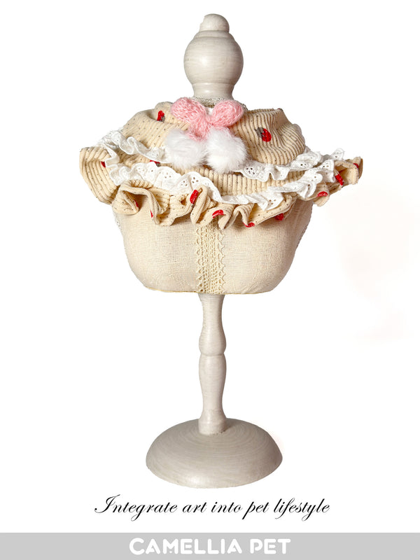 Camellia Pet Pet Apparel Pet Scarf Corduroy Series