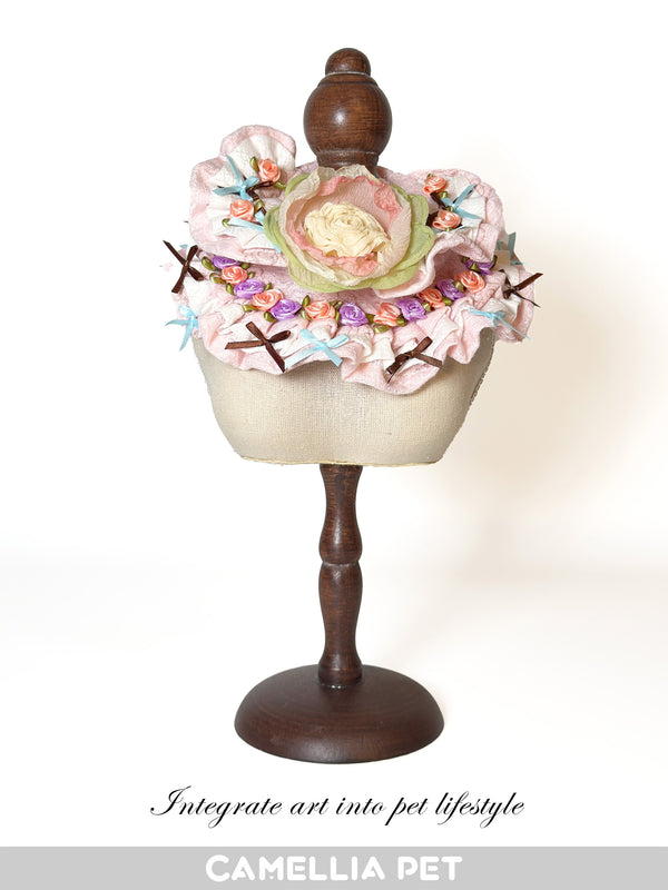 Camellia Pet Pet Apparel Pet Scarf Camellia series