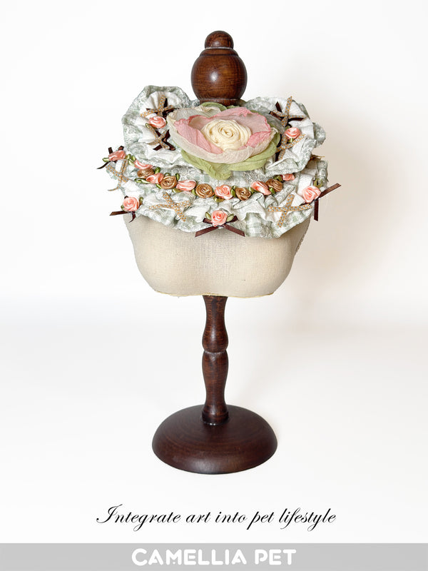 Camellia Pet Pet Apparel Pet Scarf Camellia series