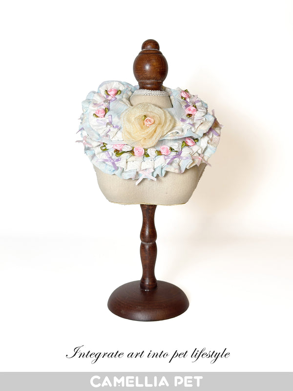 Camellia Pet Pet Apparel Pet Scarf Camellia series