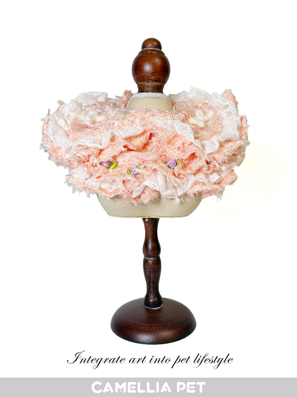 Camellia Pet Pet Apparel Pet Scarf Camellia series